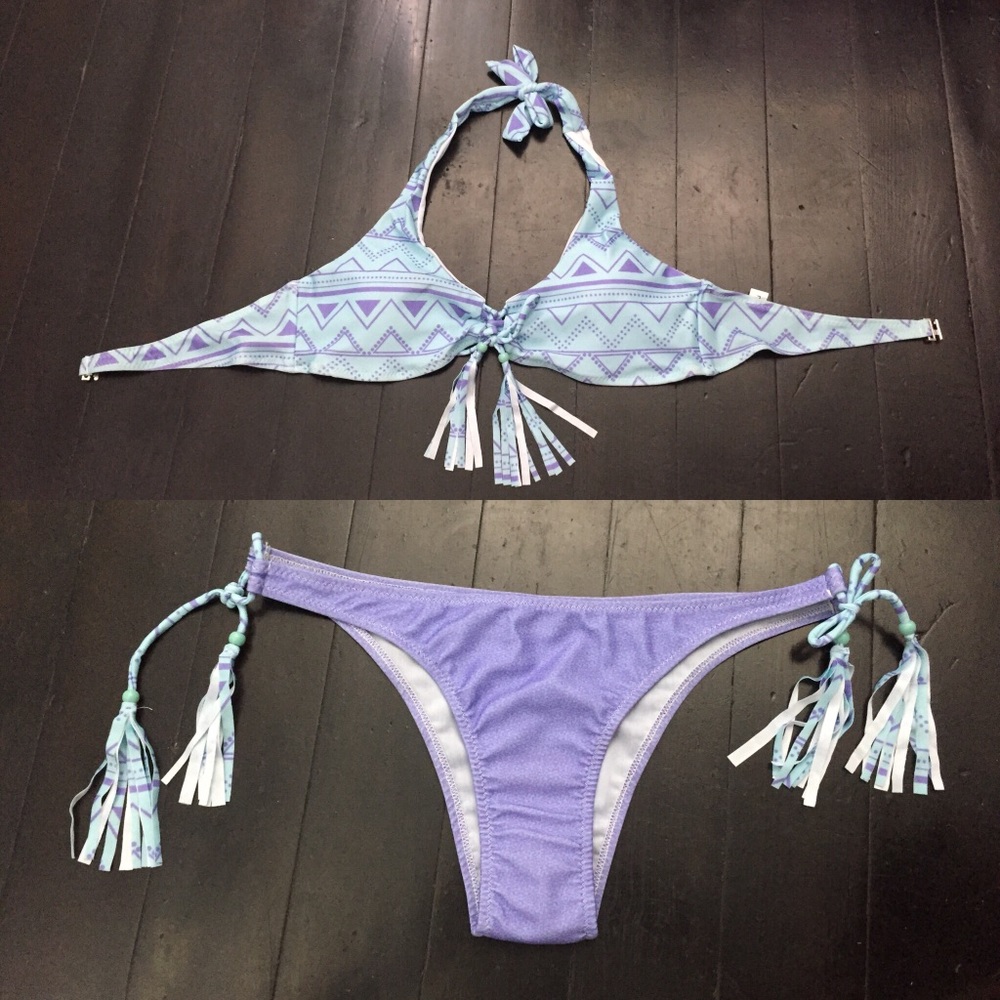 •NWOT• Live Streetwear Co. Blue/Purple Swimsuit